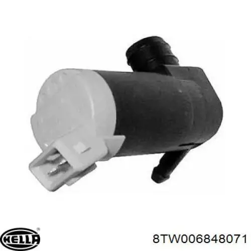 Compre 8TW006848071 HELLA Bomba de motor de fluido para lavador de vidro dianteiro