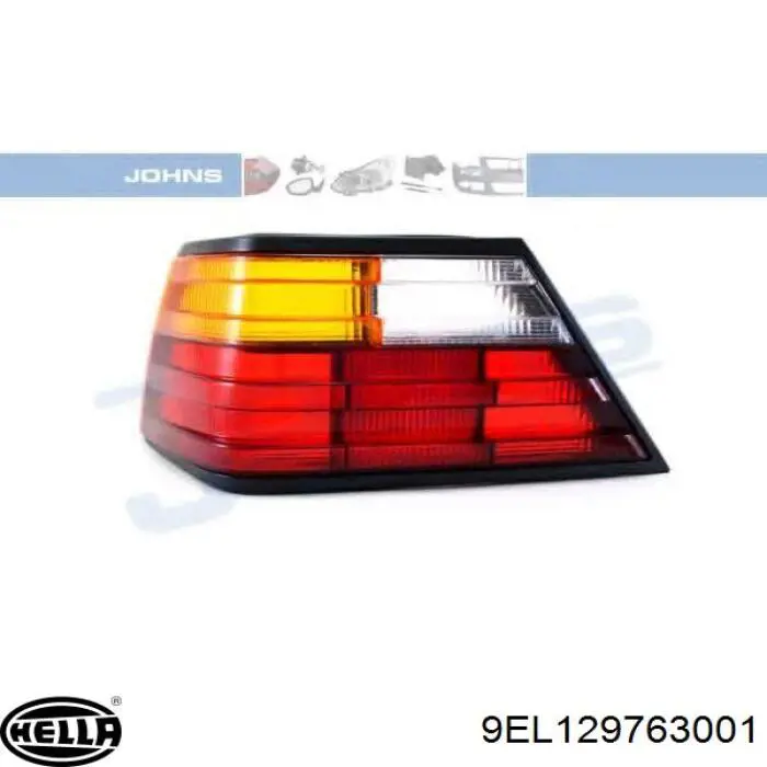 Compre 9EL129763001 HELLA Lanterna traseira esquerda