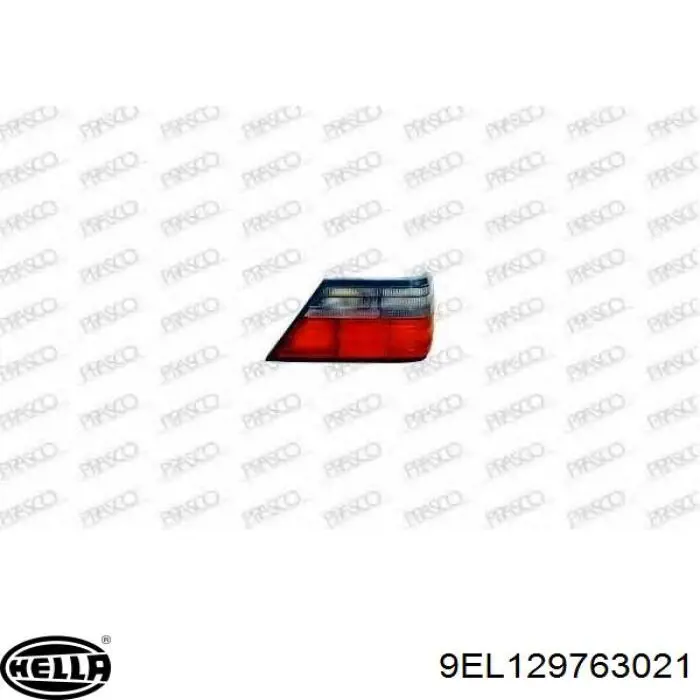 Lanterna traseira esquerda 9EL129763021 HELLA