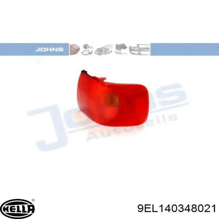 Compre 9EL140348021 HELLA Lanterna traseira direita externa