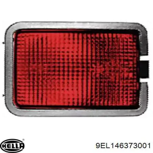 Lanterna de nevoeiro traseira 9EL146373001 HELLA