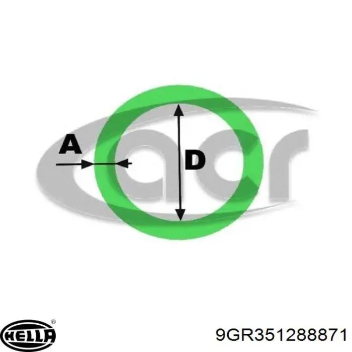Vedante anular de tubo de aparelho de ar condicionado VAG 6U0819380 preço, a partir de 0,72 USD