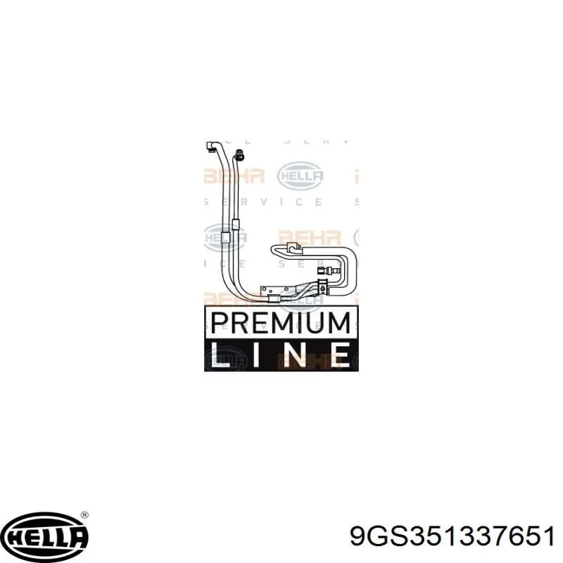 Compre 4490555 Ford Mangueira de aparelho de ar condicionado, desde o compressor até o radiador