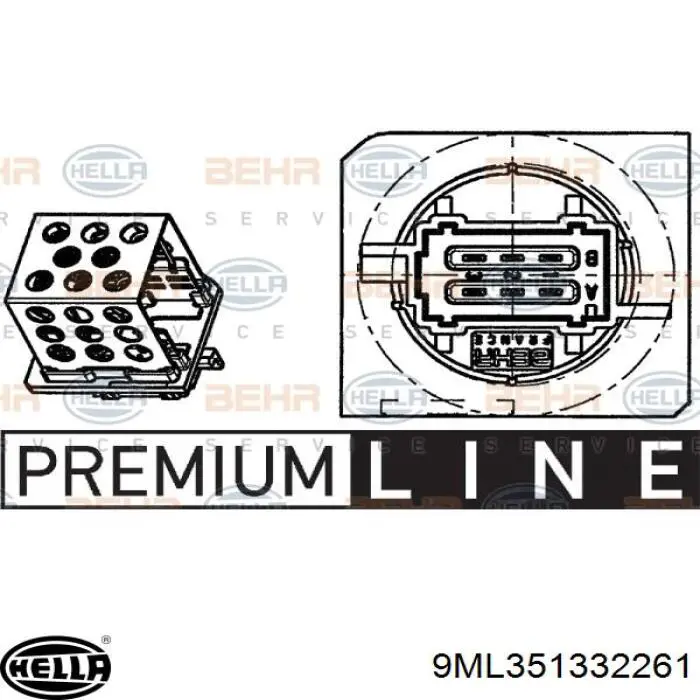 Compre 6450EN Peugeot/Citroen Resistor (resistência) de ventilador de forno (de aquecedor de salão)