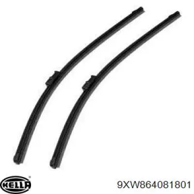 Limpa-pára-brisas do pára-brisas, kit de 2 un. 9XW864081801 HELLA