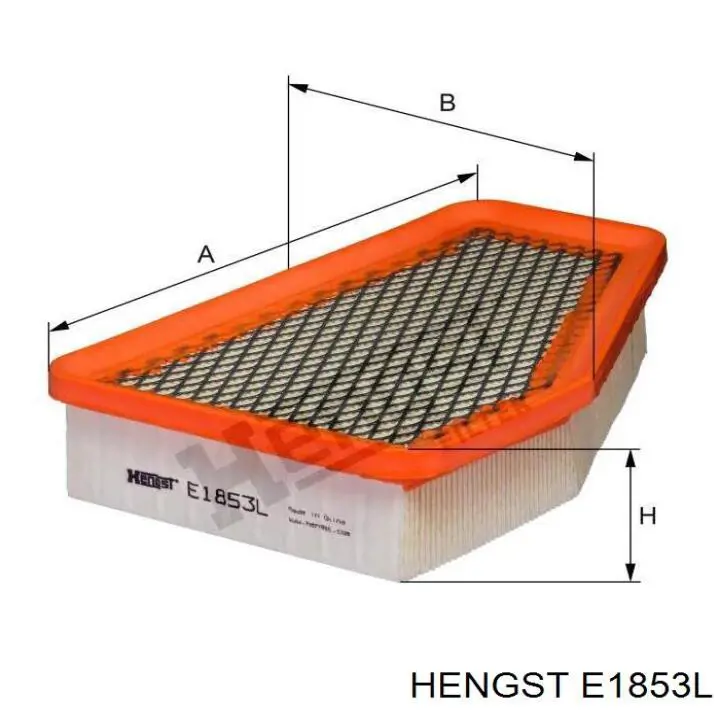 Filtro de ar Hengst E1853L preço, a partir de 19,47 USD