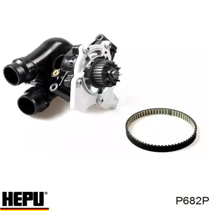 Bomba de água (bomba) de esfriamento, montada com caixa Hepu P682P preço, a partir de 130,28 USD