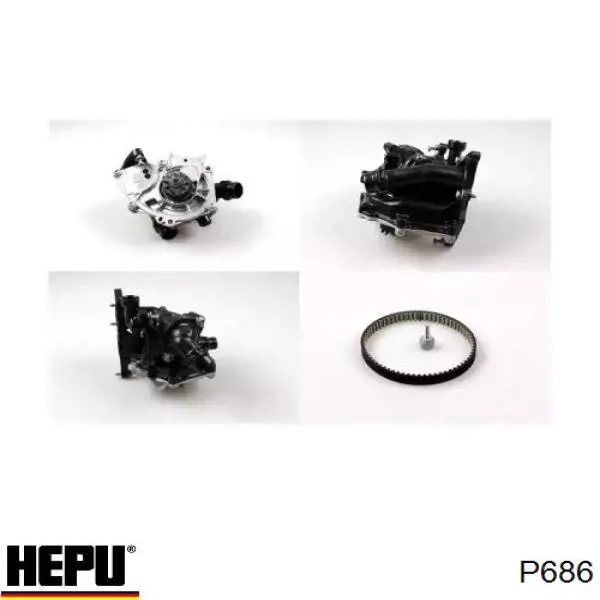 Bomba de água (bomba) de esfriamento Hepu P686 preço, a partir de 114,88 USD