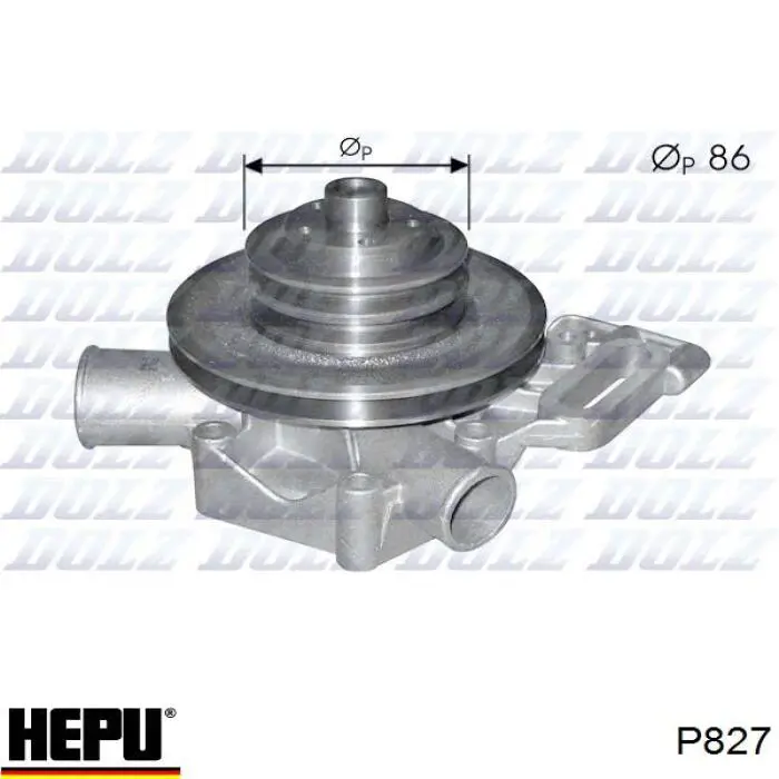 Compre P827 Hepu Bomba de água (bomba) de esfriamento