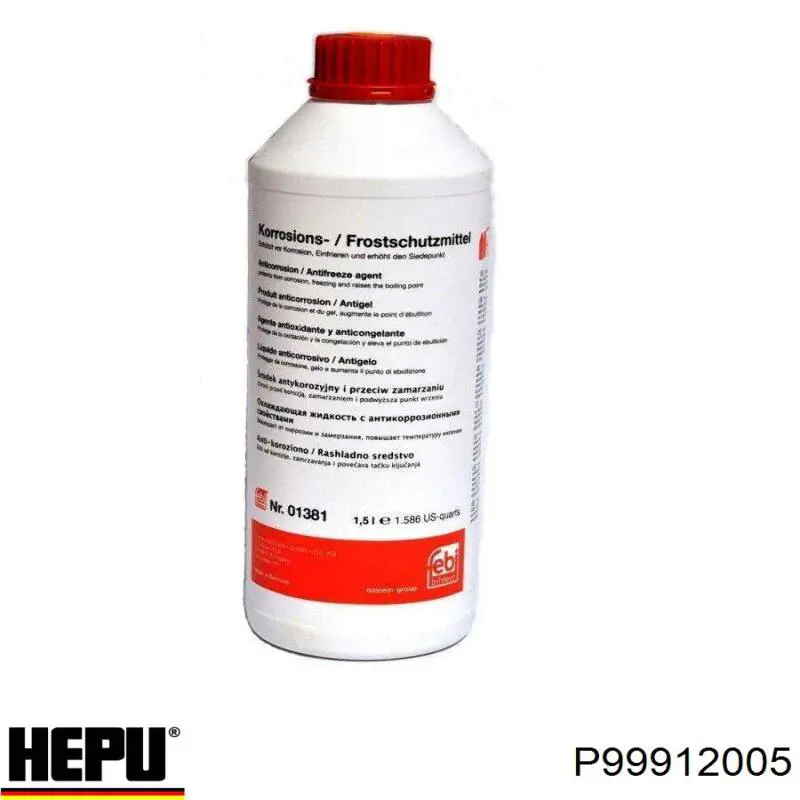 Fluido de esfriamento Hepu P99912005 preço, a partir de 38,16 USD