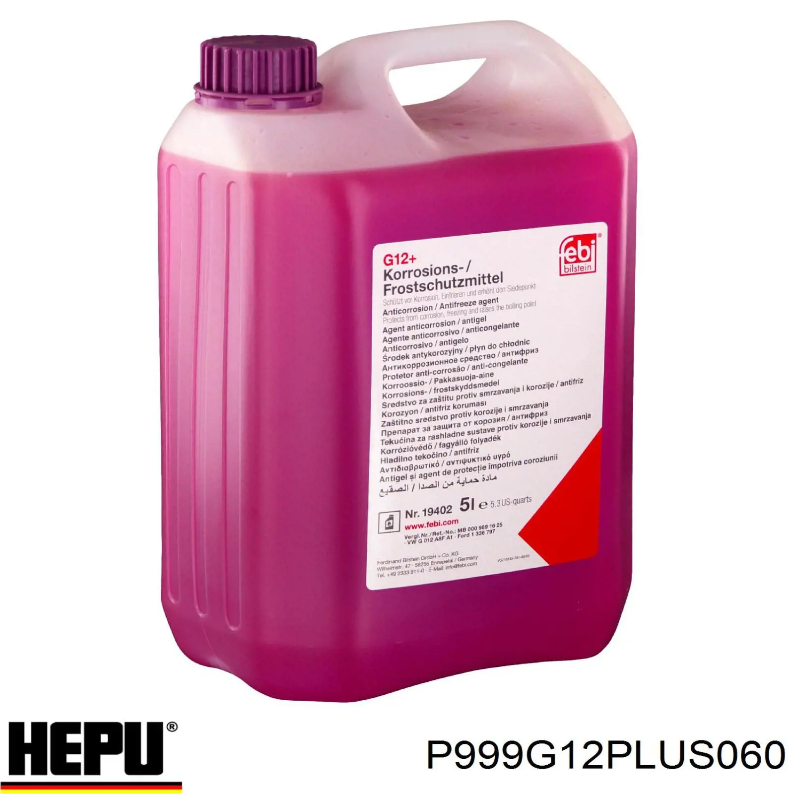 P999G12PLUS060 Hepu Fluido de esfriamento