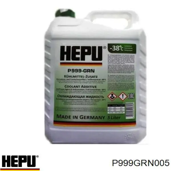 P999GRN005 Hepu Fluido de esfriamento