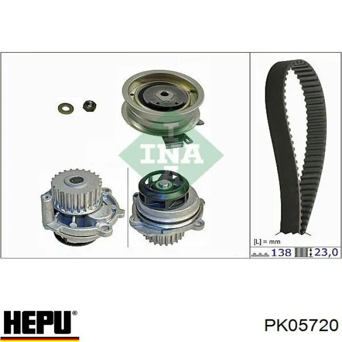 Compre PK05720 Hepu Correia do mecanismo de distribuição de gás, kit
