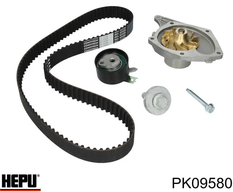 Correia do mecanismo de distribuição de gás, kit Hepu PK09580 preço, a partir de 104,41 USD