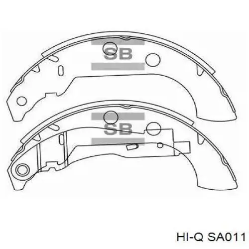 Sapatas do freio traseiras de tambor Hyundai/Kia 5830545A02 preço, a partir de 32,47 USD