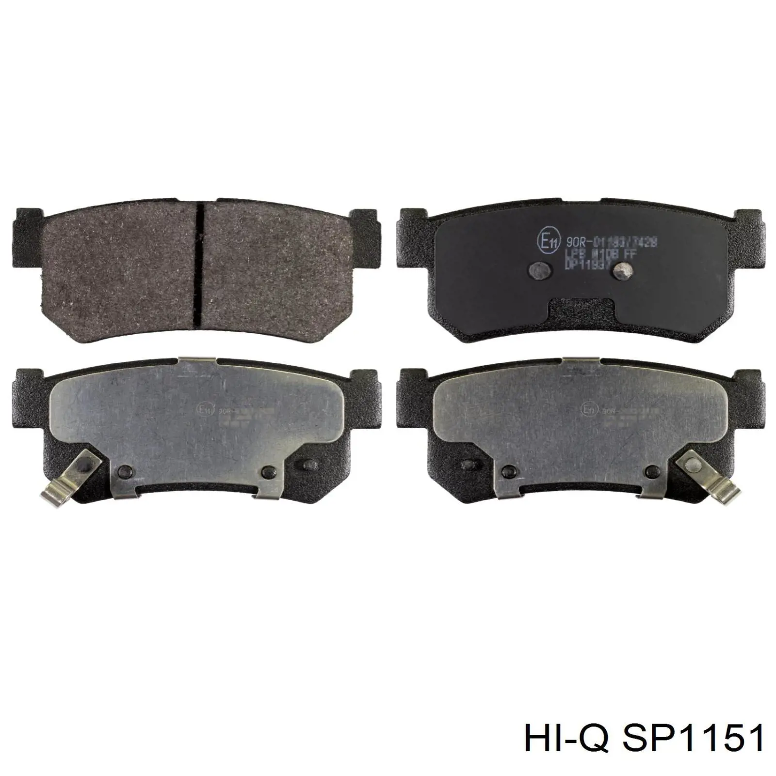 Sapatas do freio traseiras de disco Hi-q SP1151 preço, a partir de 19,79 USD