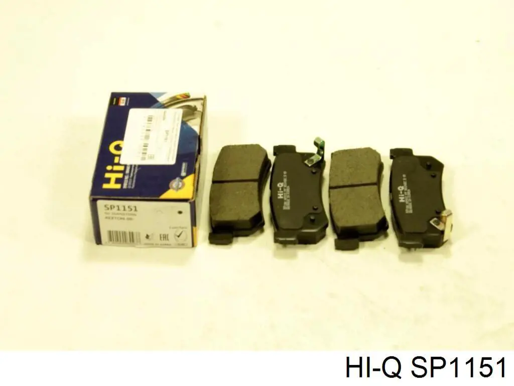Compre SP1151 Hi-q Sapatas do freio traseiras de disco