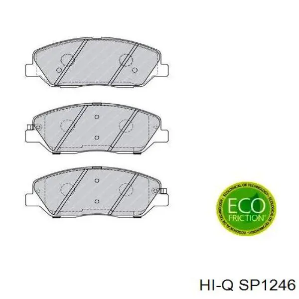Compre SP1246 Hi-q Sapatas do freio dianteiras de disco