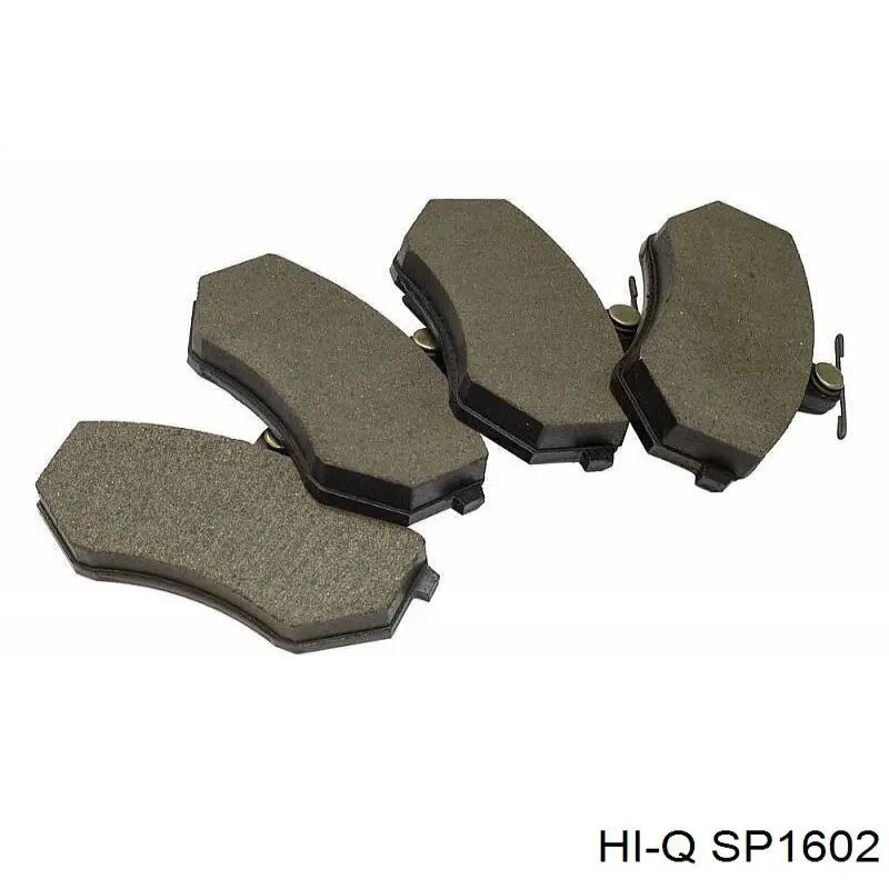 SP1602 Hi-q Sapatas do freio dianteiras de disco
