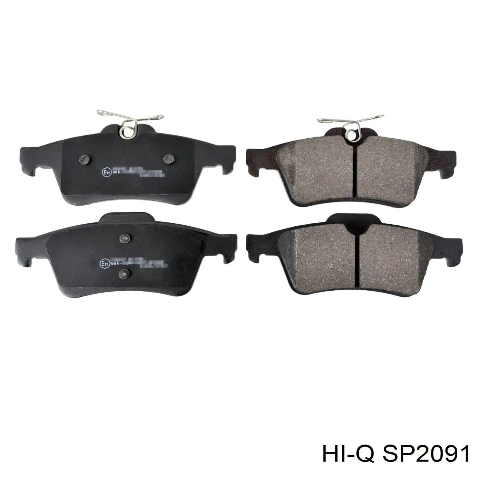 SP2091 Hi-q Sapatas do freio traseiras de disco