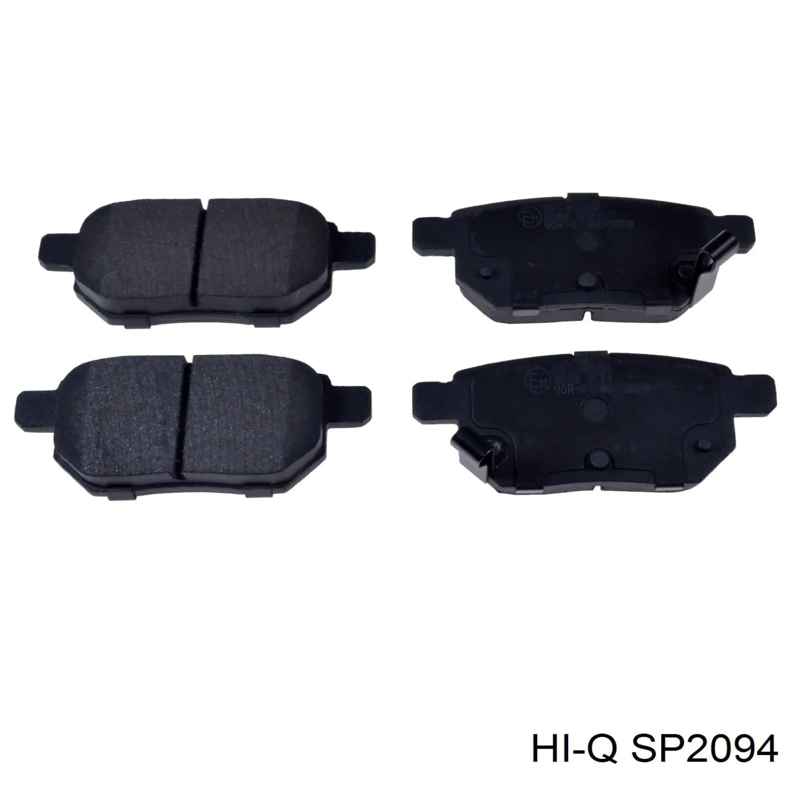 SP2094 Hi-q Sapatas do freio traseiras de disco