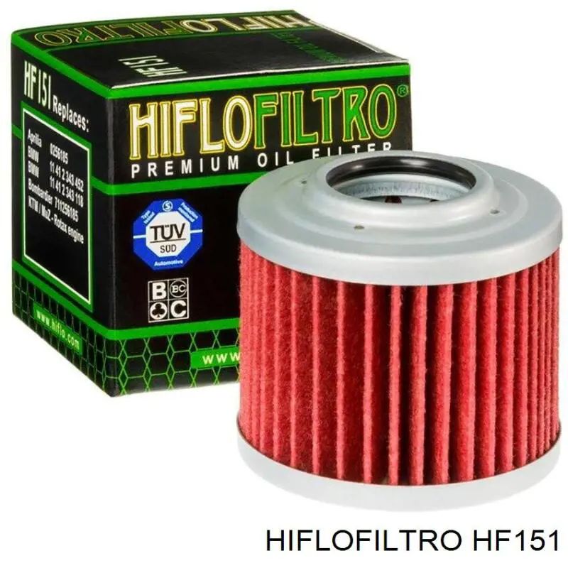 HF151 Hiflofiltro Filtro de óleo