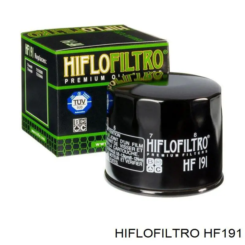HF191 Hiflofiltro Filtro de óleo
