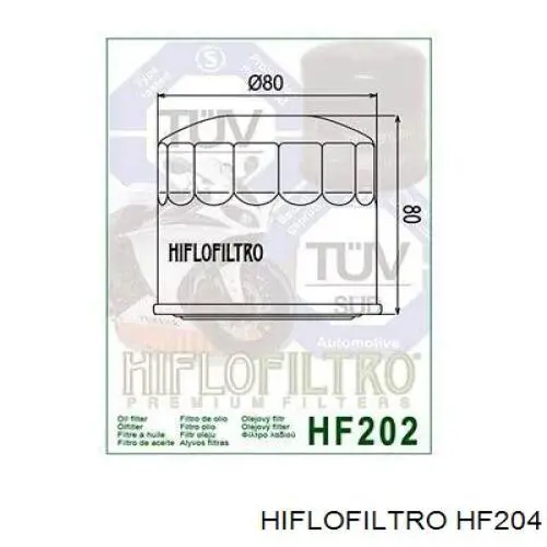 Compre HF204 Hiflofiltro Filtro de óleo