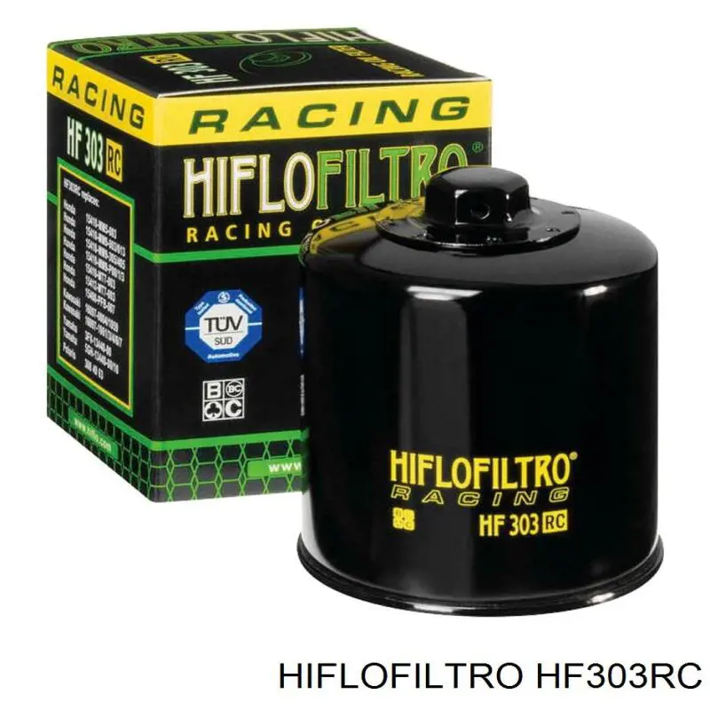 HF303RC Hiflofiltro Filtro de óleo