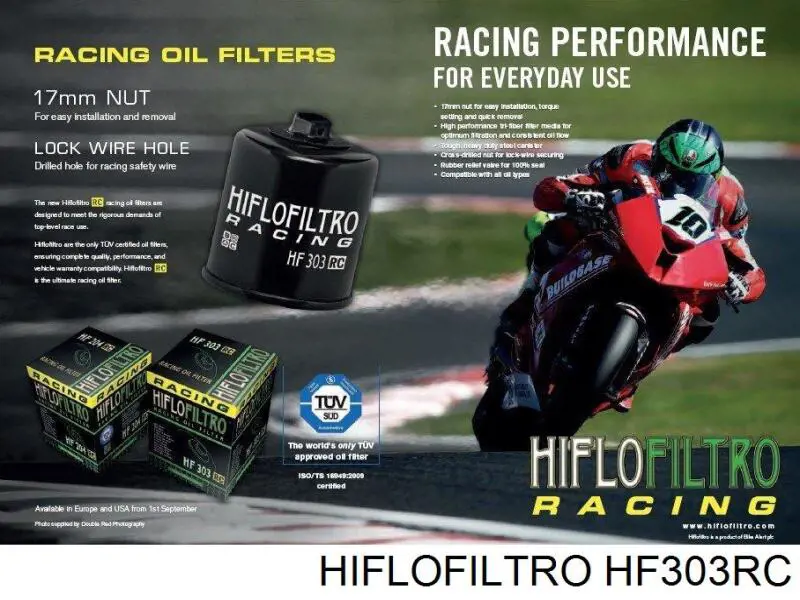 Filtro de óleo Hiflofiltro HF303RC