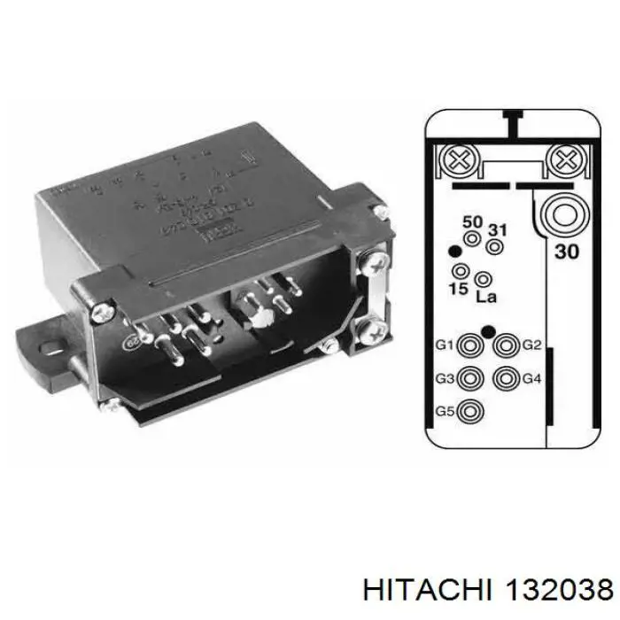 Relê das velas de incandescência Hitachi 132038 preço, a partir de 116,90 USD
