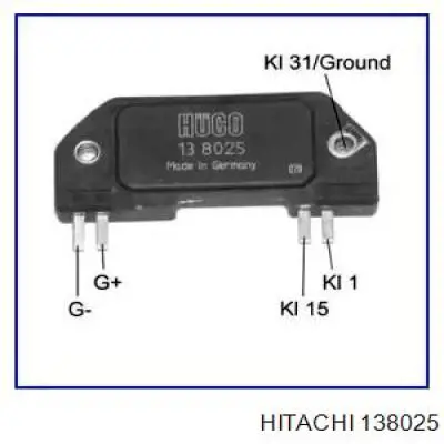 138025 Hitachi Módulo de ignição (comutador)