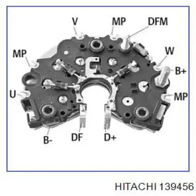 Eixo de diodos do gerador Hitachi 139456 preço, a partir de 43,88 USD