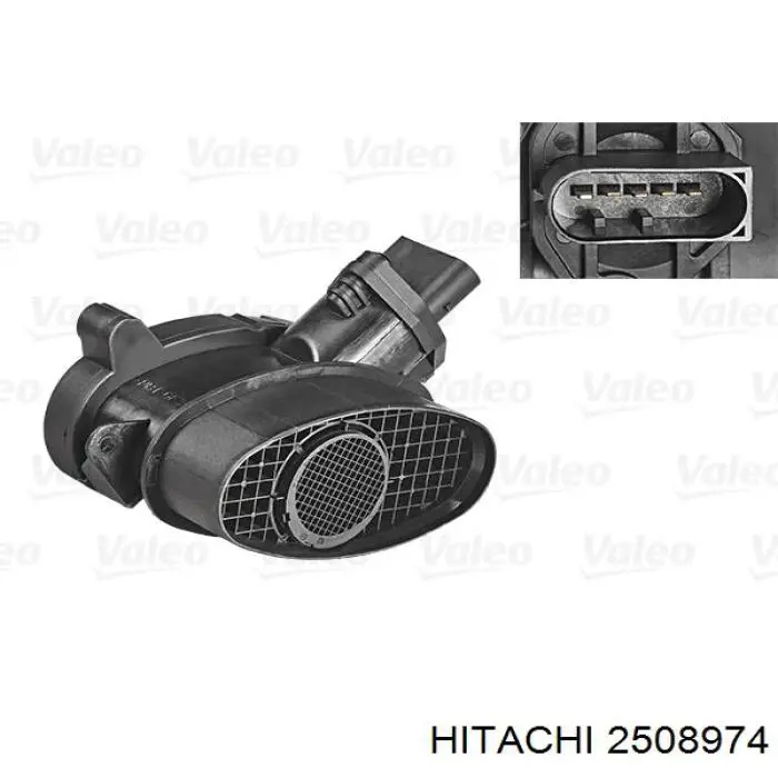 2508974 Hitachi Sensor de fluxo (consumo) de ar, medidor de consumo M.A.F. - (Mass Airflow)