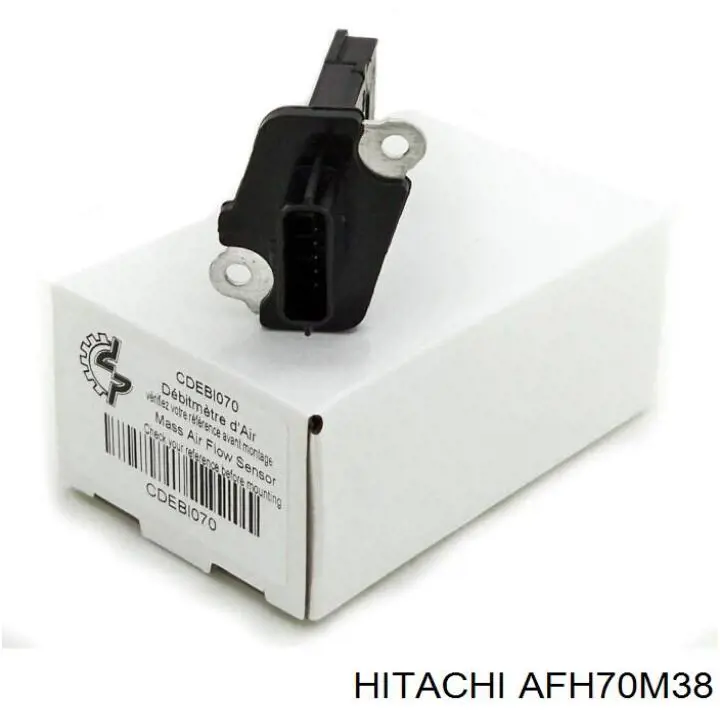 Sensor de fluxo (consumo) de ar, medidor de consumo M.A.F. - (Mass Airflow) AFH70M38 Hitachi