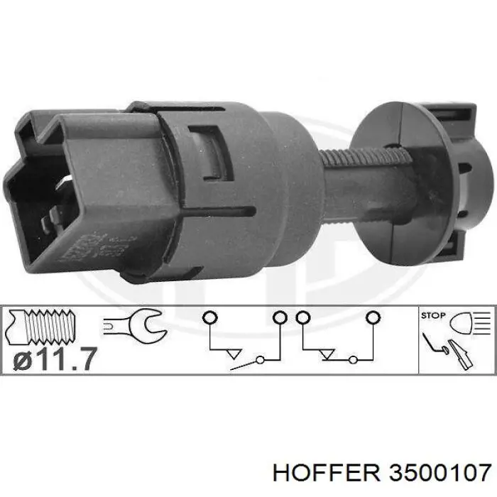 Sensor de ativação do sinal de parada Hoffer 3500107 preço, a partir de 18,98 USD