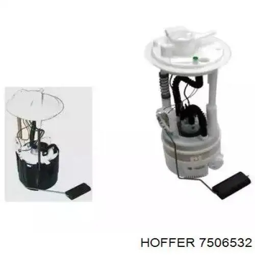 Compre 7506532 Hoffer Módulo de bomba de combustível com sensor do nível de combustível