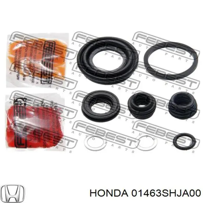 Compre 01463SHJA00 Honda Kit de reparação de suporte do freio dianteiro
