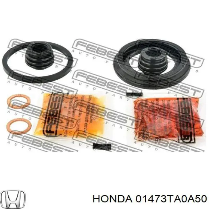 Compre 01473TA0A50 Honda Kit de reparação de suporte do freio traseiro
