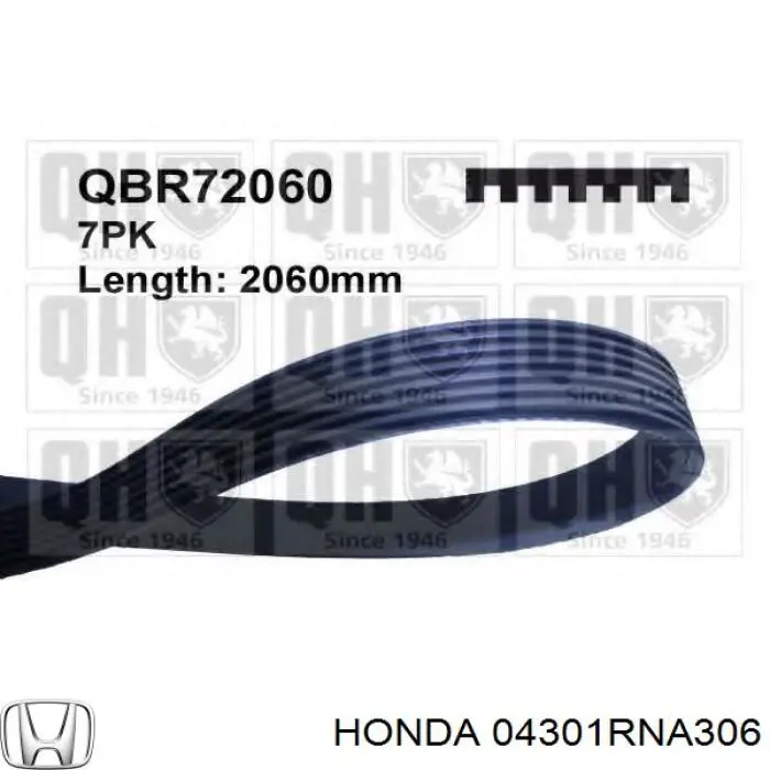 Correia dos conjuntos de transmissão Honda 04301RNA306 preço, a partir de 64,10 USD