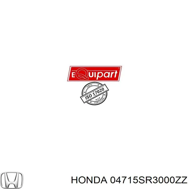 Compre 04715SR3000ZZ Honda Pára-choque traseiro