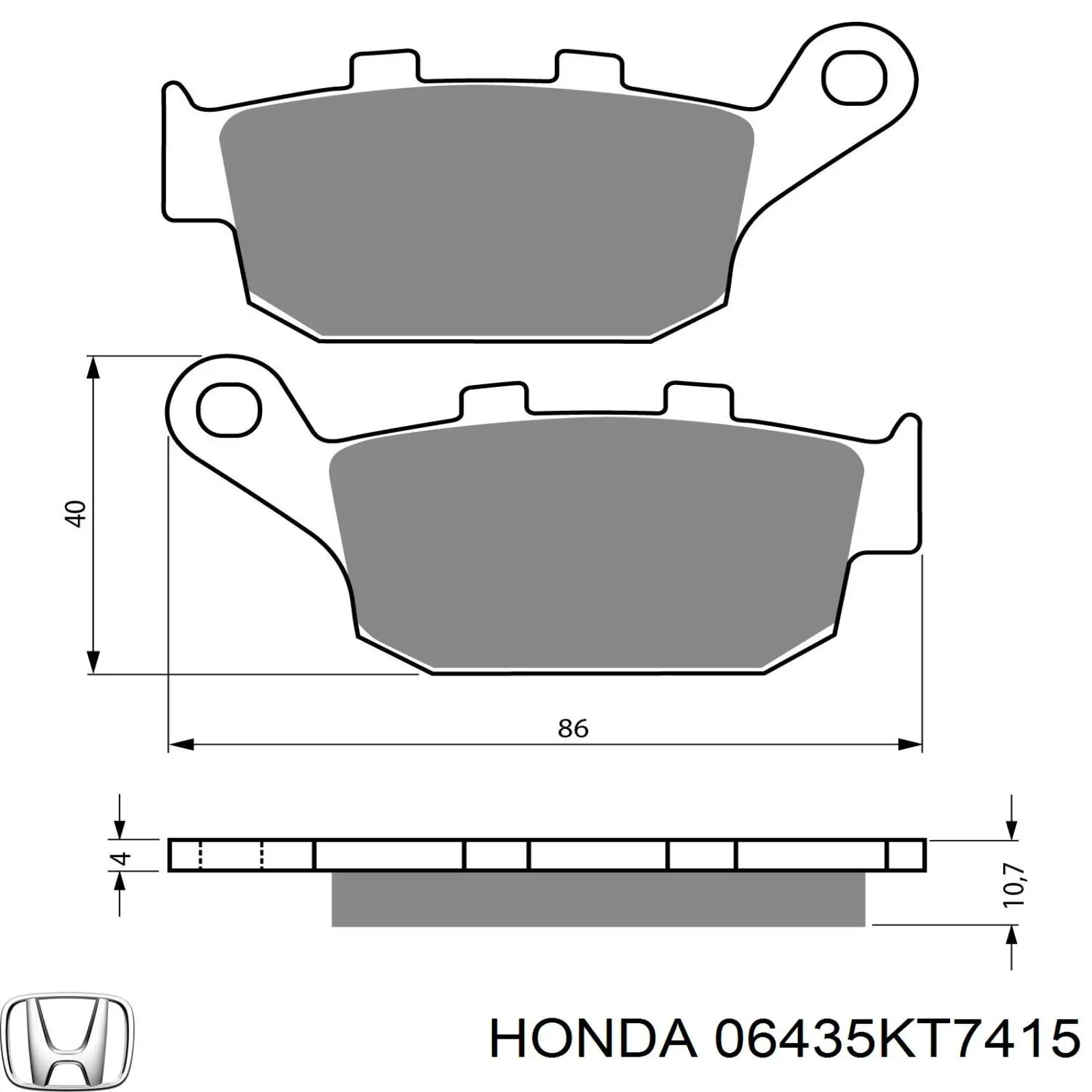 FA140 EBC Brakes Sapatas do freio traseiras de disco