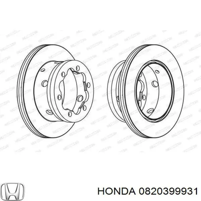 Fluido de freio 0820399931 Honda
