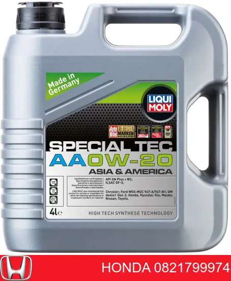 0821799974 Honda Óleo para motor