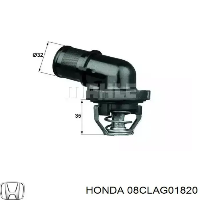 Fluido de esfriamento 08CLAG01820 Honda