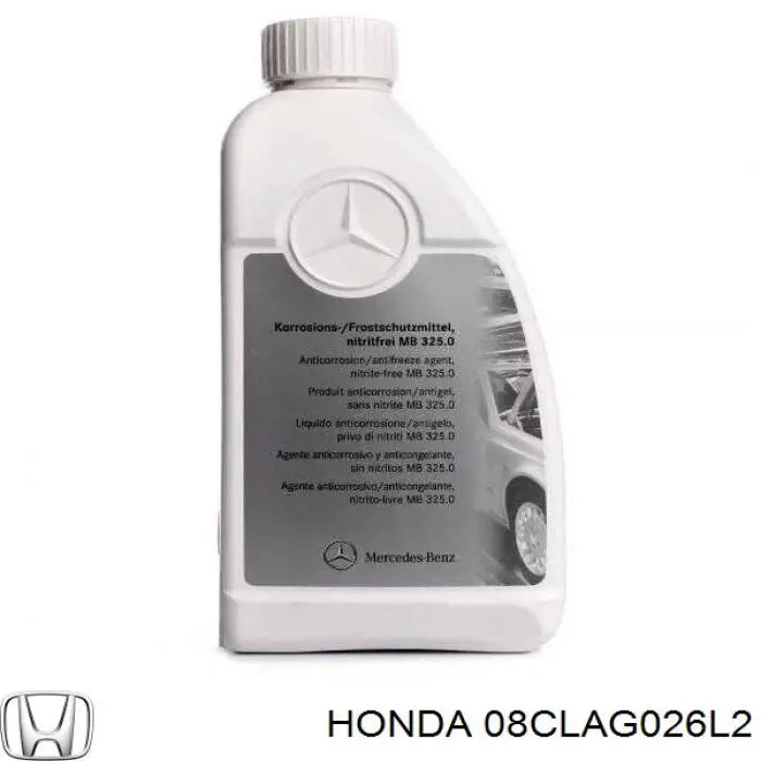 Fluido de esfriamento 08CLAG026L2 Honda