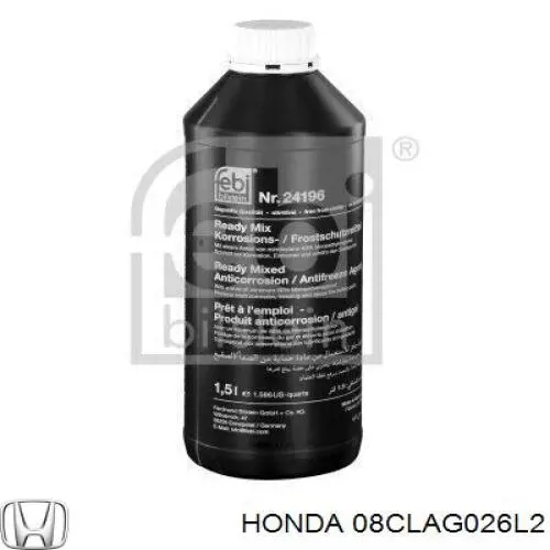 Fluido de esfriamento 08CLAG026L2 Honda