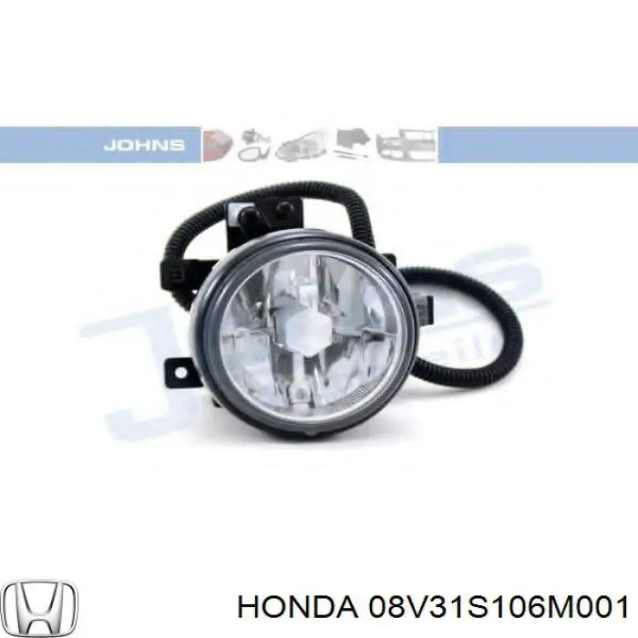 Compre 08V31S106M001 Honda Luzes de nevoeiro esquerdas/direitas