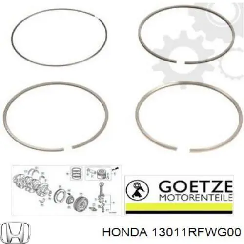 13011RFWG00 Honda 