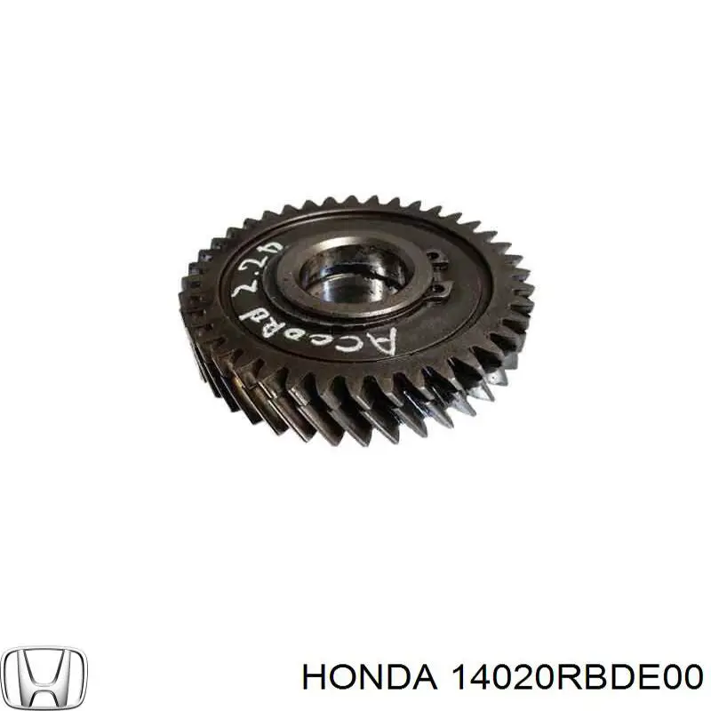 14020RBDE00 Honda Engrenagem de cadeia de roda dentada da árvore distribuidora de motor, externa